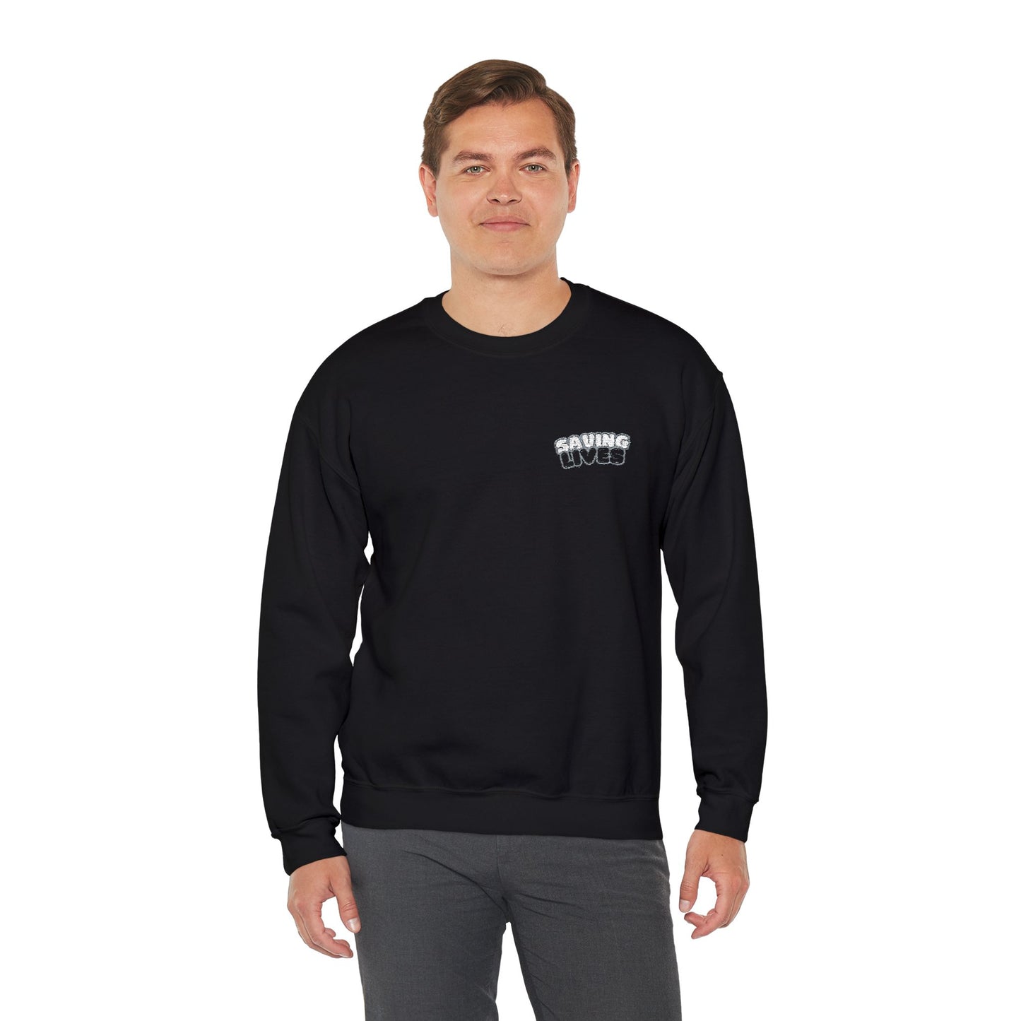 Saving Lives Crewneck Sweatshirt - Unisex Heavy Blend™
