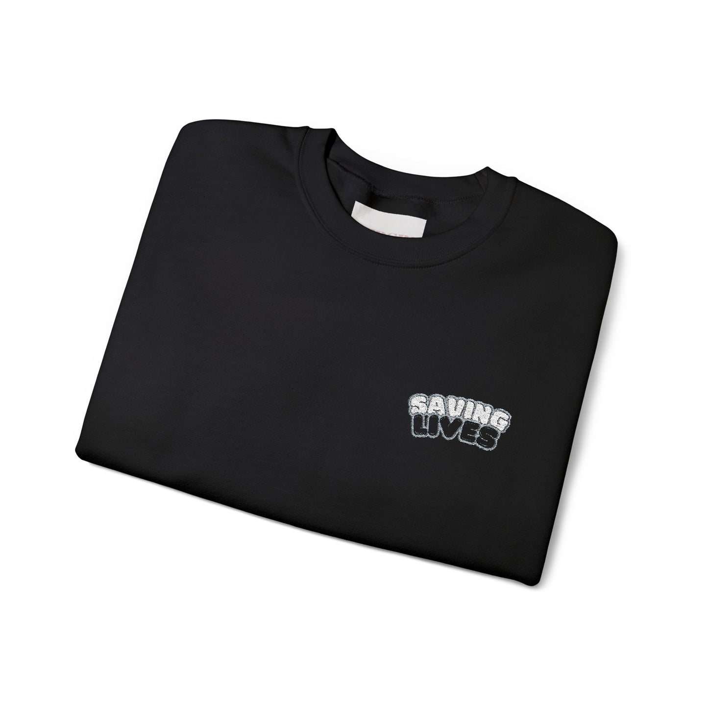 Saving Lives Crewneck Sweatshirt - Unisex Heavy Blend™